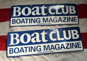 ステッカー ボートクラブ BOAT CLUB