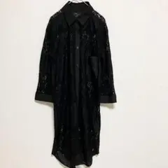 【美品】CECIL Mc BEE ロングシャツ　アンサンブル　レース　M