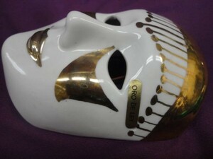 ◆マスカレード　陶器　ORO　DELEY　サイン有り　60サイズ