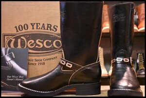 【10C 箱付 未使用 リミテッド 限定 23年】WESCO ウエスコ カスタムボス エンジニア ホースハイド 11インチハイト ブーツ HOPESMORE