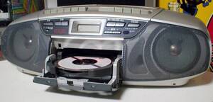 Panasonic RX-DT36 CD/CD-RW/AM-FM Stereo Double Cassette Tape Recorder 操作簡単・動作OK！ パナソニック 2バンド CD ダブル ラジカセ