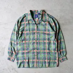 90s OLD GAP L/S OPEN COLLAR SHIRT