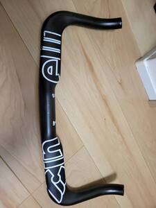 MASH ブルホーンバー CINELLI 400mm 絶版? 良品 ブラック 31.8 ハンドル アルミ? チネリ マッシュ BULLHORN BAR NJS 競輪 ピストバイク