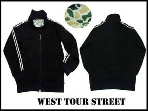 XXXL 新 ウェストストリートwest street黒ｘカモフラ柄上下セット 3XL