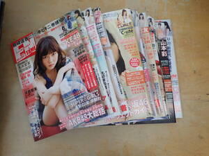 p③c　年間揃◆月刊 エンタメ　2013年　まとめて12冊セット　ポスター付/島崎遥香/山本彩/柏木由紀/松井玲奈/松井珠理奈