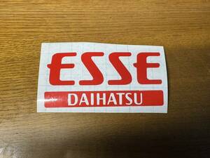 [送料込][レッド] エッセ ESSE L235S L245S カッティングステッカー シール ダイハツ DAIHATSU