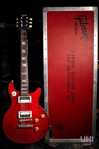 Gibson Custom Shop Tak Matsumoto DC Cherry Red Flame Top (1P) Special Edition 2006