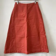 スピックアンドスパン（36）Aラインデニムスカート 台形スカート