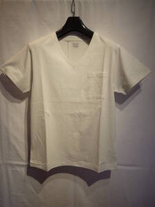 新品 DELUXE "CAIPIRINHA" Vネック Tシャツ デラックス 16SD2248 BEDWIN べドウィン TEE WHITE サイズS