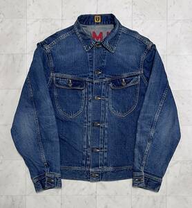 HUMANMADE ヒューマンメイド【POLAR BEAR DENIM WORK JACKET】白クマ デニム ワークジャケット Lサイズ ブルー