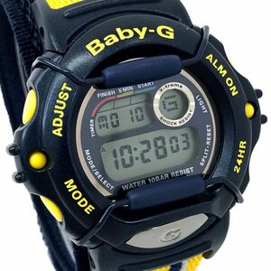 新品 CASIO カシオ BABY-G ベビーG X-treme 腕時計 BGX-100V-9 クオーツ デジタル ラウンド ネイビー イエロー コレクション 箱付き