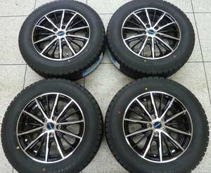 ●●2403-62LL BADX AMD G-Line SP 6J +45 PCD100 アイスナビ7 195/65R15 4本set 新品！ プリウス カローラスポーツ/ツーリング ウィッシュ