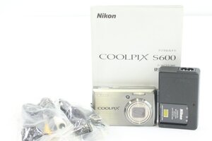 NIKON ニコン COOLPIX S600 コンパクト デジタル カメラ コンデジ デジカメ 動作未確認 3111-K