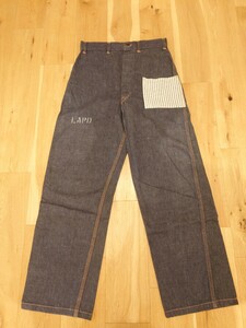 50s ミント ほぼデッド ビンテージ LAPD プリズナー デニム ワーク パンツ VINTAGE LAPD PRISONER DENIM WORK PANTS