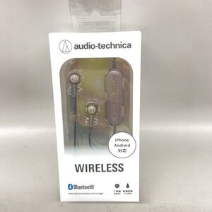 Σ未開封品 audio　technica オーディオテクニカ ワイヤレスイヤホン カナル型 リモコン・マイク対応 ブラック ATH-CK150BT BKΣECO50061