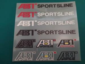 【送料無料】ABT(アプト スピードライン) ステッカー 横12.5cm×縦12cm ②　アウディ　AUDI　