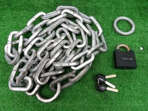 ★中古品★ YAMAHA ヤマハ TOUGH LOCK タフロック チェーンロック バイク用品 2.5m 【他商品と同梱歓迎】