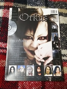 DIR EN GREY 京 表紙 雑誌 Orkus オークス 海外限定 /検 sukekiyo 京 薫 Toshiya Tシャツ タオル ポスター PHALARIS 19990120 PSYCHONNECT