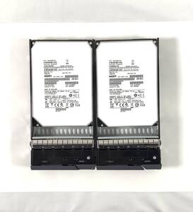 K70109414 HGST 6TB SAS 7.2K 3.5インチ HDD 2点 【中古動作品】