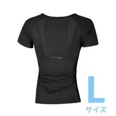 JIFT スポーツtシャツ レディース ブラック XL 通気性 ランニング ヨガ