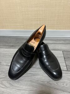 【極美品・シューツリー付・定価160万】 ジョンロブ JOHN LOBB ビスポーク オーダーメイド ローファー ブラック エドワードグリーン WESTON