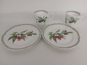 14819　Noritake ノリタケ ROYAL ORCHARD ロイヤルオーチャード マグカップ プレート セット USED品 現状品