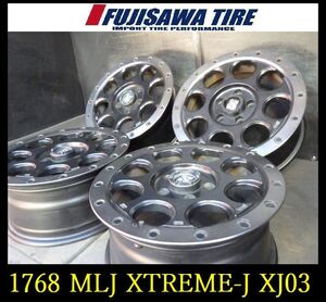 【1768】T0212014◆MLJ XTREME-J XJ03 ホイール◆16x7J 5穴 PCD114.3 +35◆4本◆エクストレイル デリカ D:5 エスクード など