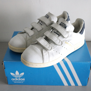 adidas 23cm スタンスミス ネイビー 紺 ベルクロ マジックテープ アディダス 23