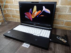 H296★第10世代Core i5★Windows11★高速 SSD 256GB＆WEBカメラ★メモリ8GB★DVDRW★1920ｘ1080フルHD15Ｗ液晶ノート★LIFE BOOK A7510/D