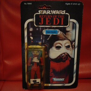 ヴィンテージ STAR WARS アクションフィギュア RETURN OF JEDI 昭和 Nien Nunb ３０年以上前のモノ　スターウォーズ　