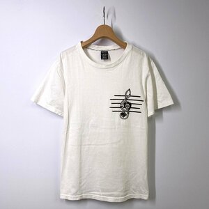 NUMBER (N)INE ナンバーナイン 音符 スカル Tシャツ 2 ホワイト 白 ドクロ 半袖 PUNK ROCK MEANS FREEDOM 日本製