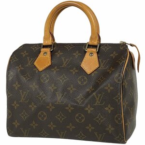 ルイ・ヴィトン Louis Vuitton スピーディ 25 ボストンバッグ 通勤 ハンドバッグ モノグラム ブラウン M41528 レディース 【中古】