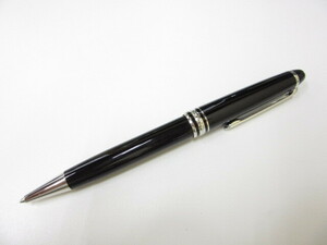 5D529SZ◎MONTBLANC モンブラン MEISTERSTUCK マイスターシュテュック ボールペン ツイスト式 黒インク ネーム刻印有◎中古