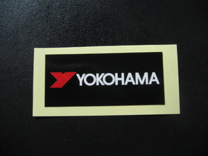 ラスト品 !! ●ヨコハマ製／ 正規 ４0th・YOKOHAMA ミニステッカー・黒 ／未使用品●