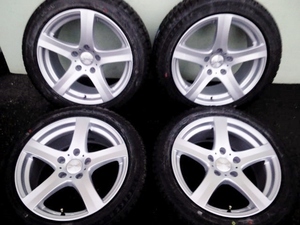 新品社外アルミスタッドレス MAK FIX 7J +45 5H112 57.1 225/45R17 AUDI S3 A3 VW GOLFゴルフ TOURAN CROSS GOLF PLUS R32 TSI JETTA 6-R