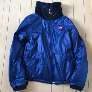 ☆ 訳有り品 NORTH FACE × ナナミカ リバーシブル ハイロフトフリースジャケットsize M/NAVY ×BLUE NA2073N ゴールドウィン国内正規品☆