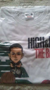 High&LOW THE BASE RUDEBOYS ルードボーイズ キャラクターTシャツ 窪田正孝