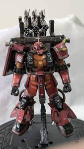 バンダイ 1/144 HG MS-06R 高機動型ザク サイコ・ザク サンダーボルトVer 塗装済み完成品 機動戦士ガンダム