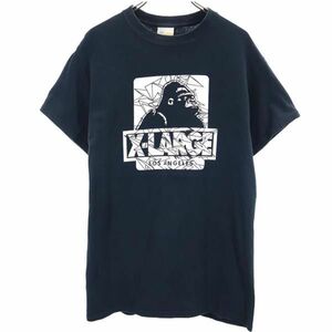 エクストララージ ロゴプリント 半袖 Tシャツ S ブラック系 XLARGE メンズ