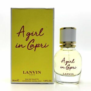 LANVIN ランバン ア ガール イン カプリ EDT 30ml ☆残量ほぼいっぱい　送料350円. ..