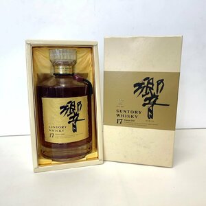 【86】【併売】【埼玉県限定発送】SUNTORY WHISKY HIBIKI サントリー ウイスキー 響 17年 ゴールドラベル 750ml 43％ 箱付き 未開栓