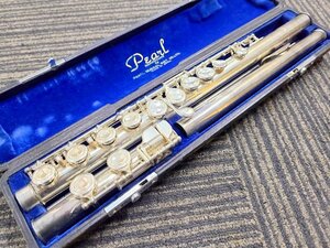 Pearl Flute SS-98 Sterling Silver 刻印あり パールフルート スターリングシルバー ケース付き 1円～　Y7177