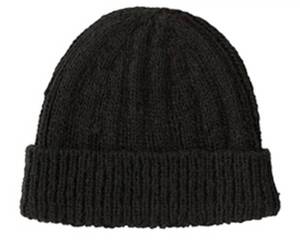 本物 レア visvim VISVIM KNIT CAP N.D. (WOOL) 初期モデル 天然染め ニット キャップ ビーニー BLACK 黒 ICT FIL