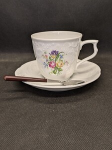 ローゼンタール/Rosenthal　クラッシックシリーズ　カップ＆ソーサー　1客　スプーン付　食器　美品