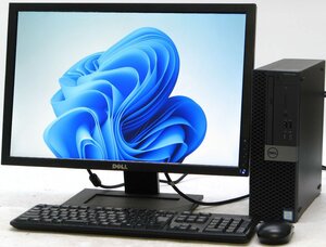 DELL Optiplex 7060-8700SF ■ 22インチ 液晶セット ■ i7-8700/SSD/16GB/GeForce GT730/第8世代/最新OS/Windows11 ゲーミングデスクトップ