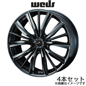 レオニスVX アコード CL7/CL8/CL9 17インチ アルミホイール 4本 ブラックメタルコート1 0039255 WEDS LEONIS VX