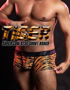 EGDE エッジ【TIGER スーパーローライズ ボクサー】タイガー/S