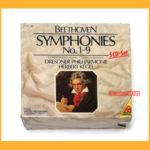 ●CD●Beethoven Symphonies 新星堂特選BOX 5枚組 西ドイツ盤 ドレスデンフィルハーモニー 19 451-55 Delta Music ベートーベン 交響曲集●