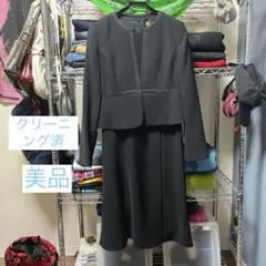 今週だけ最低価格 <美品> 東京ソワール 喪服 ブラックフォーラム 7号