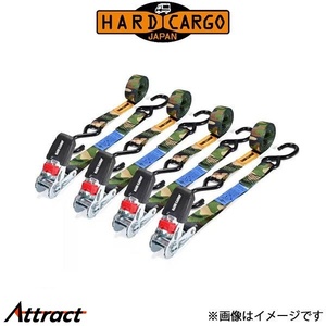 ハードカーゴ ラチェットタイダウン 4本 HARD CARGO